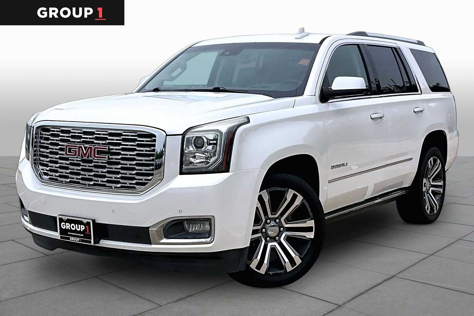 2018 GMC Yukon Denali Denali White Frost Tricoat at Texan GMC Buick