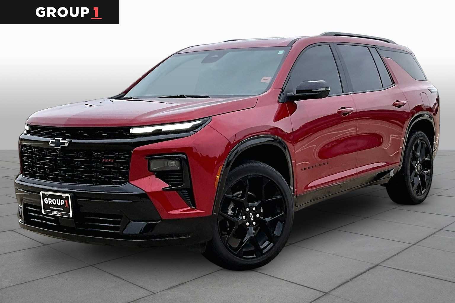 2024 Chevrolet Traverse FWD RS Radiant Red Tintcoat at AutoNation Chevrolet Gulf Fwy