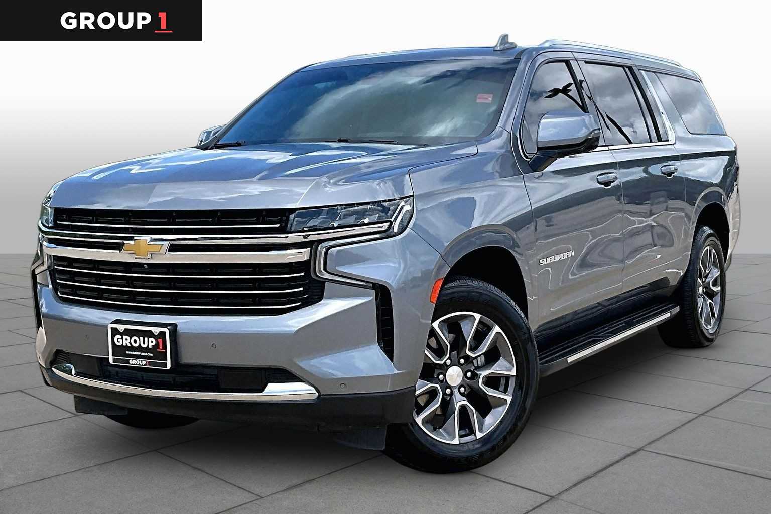 2022 Chevrolet Suburban LT Satin Steel Metallic at Texan GMC Buick
