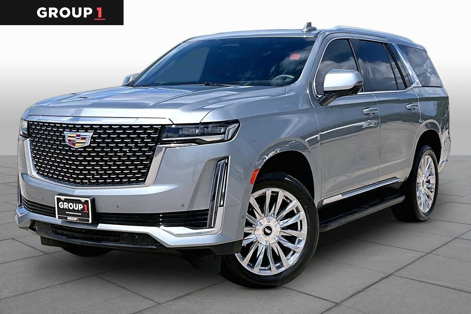2024 Cadillac Escalade RWD Premium Luxury Argent Silver Metallic at AutoNation USA Houston