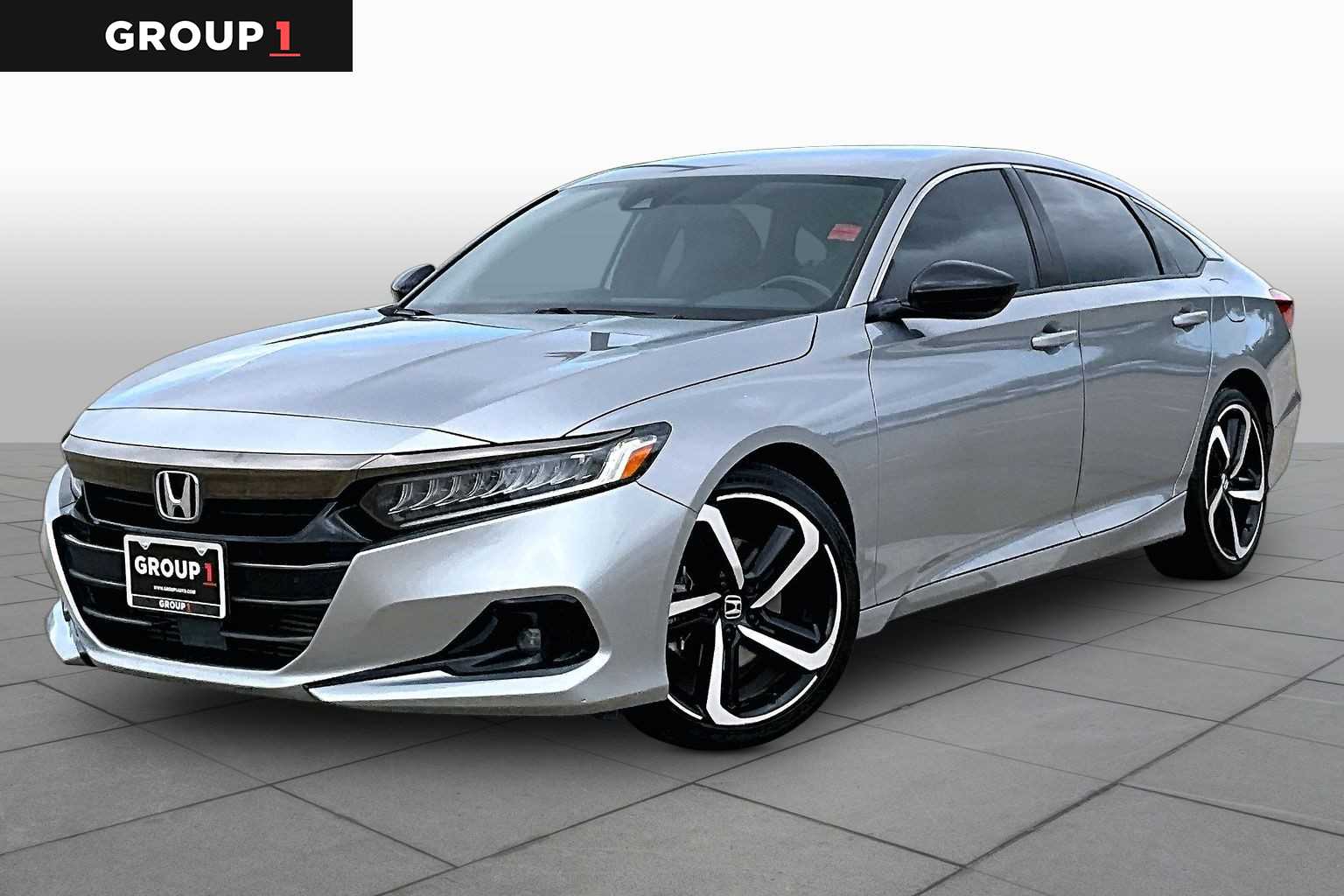 2021 Honda Accord Sedan Sport Lunar Silver Metallic at HGreg Houston