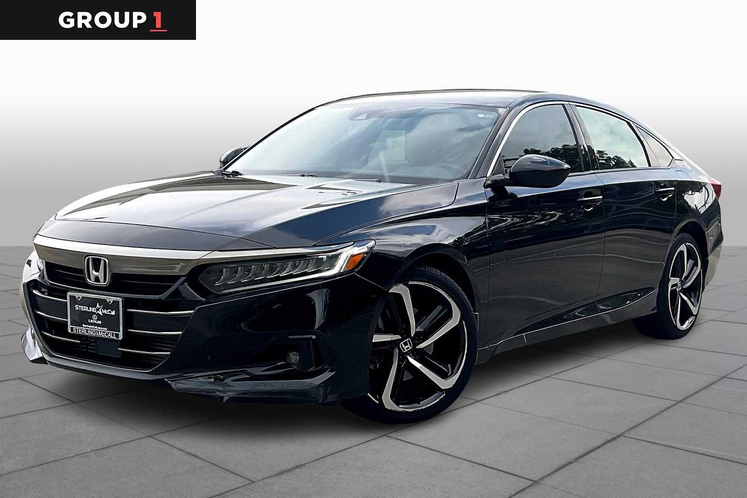 2021 Honda Accord Sport Crystal Black Pearl at Honda of Clear Lake