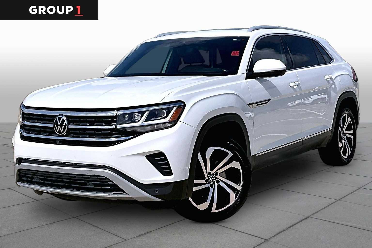 2020 Volkswagen Atlas Cross Sport 3.6L V6 SEL Premium Pure White at AutoNation USA Katy