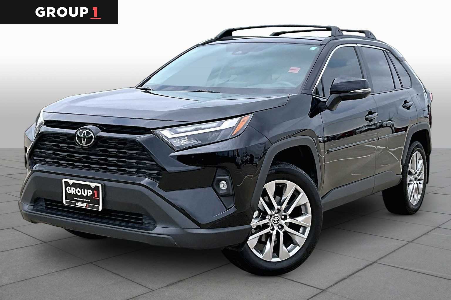 2024 Toyota RAV4 XLE Premium Midnight Black Metallic at AutoNation Toyota Gulf Fwy