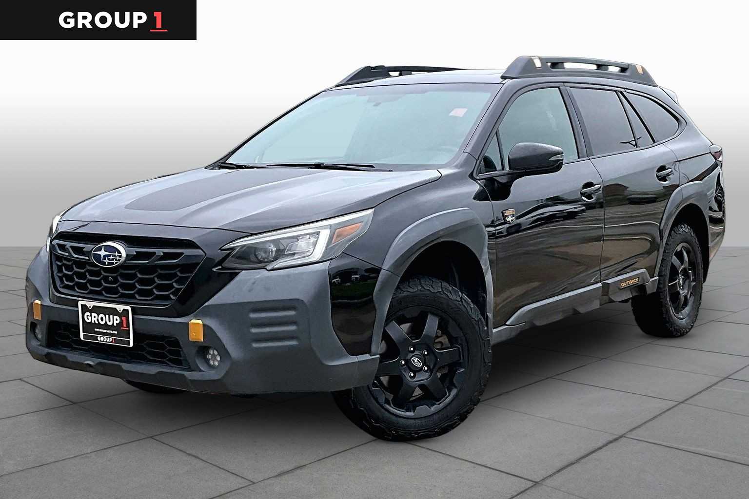 2022 Subaru Outback Wilderness Crystal Black Silica at HGreg Houston