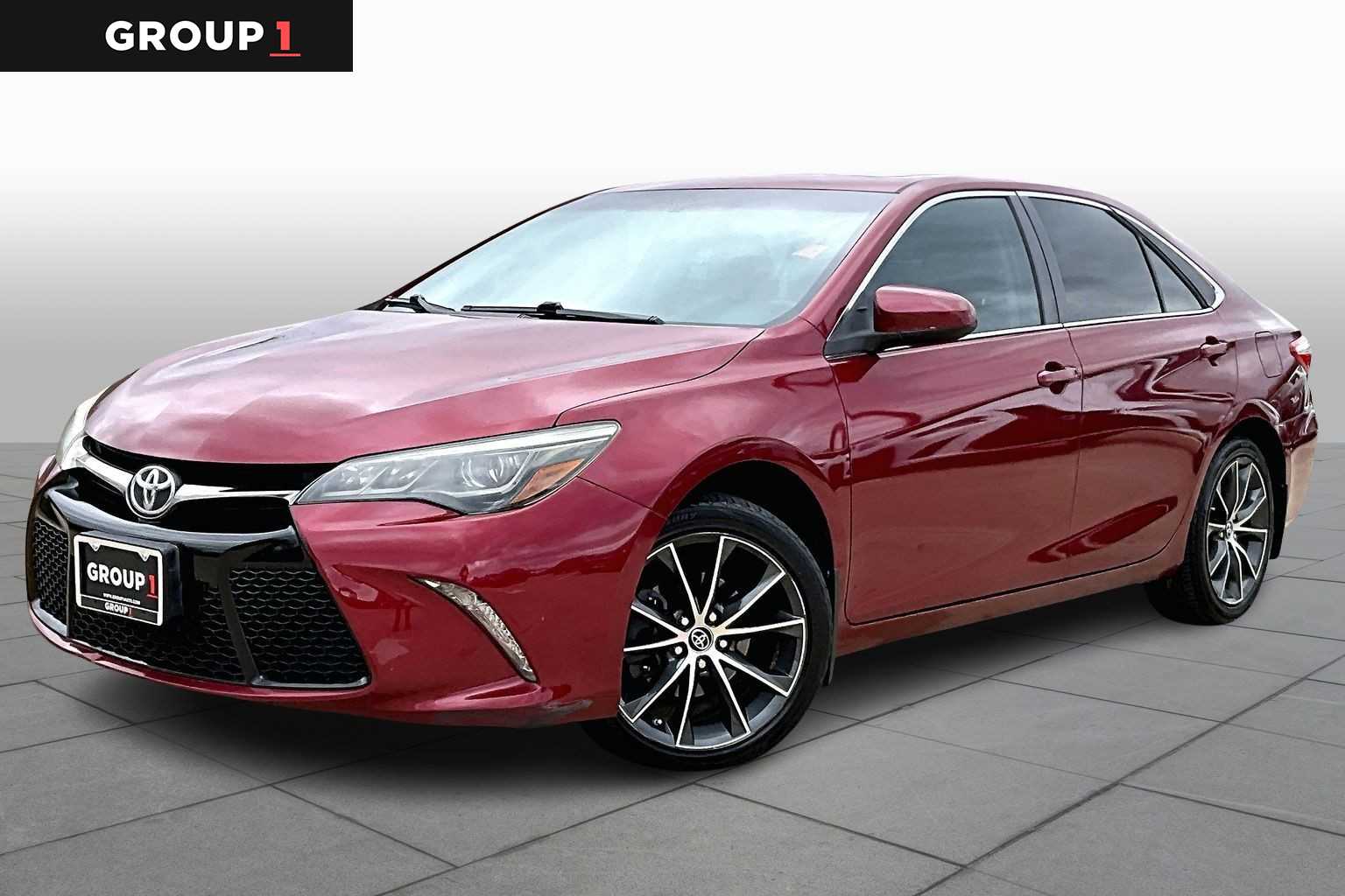 2015 Toyota Camry XSE Ruby Flare Pearl at AutoNation Toyota Gulf Fwy