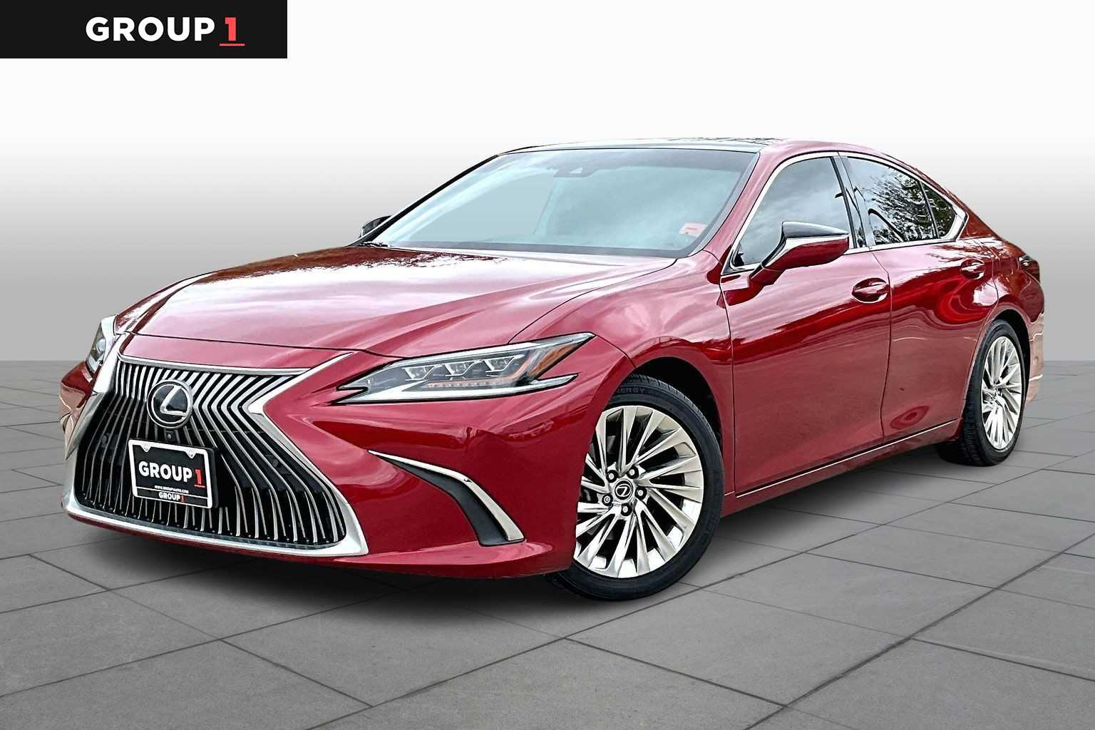 2021 Lexus ES Ultra Luxury  Matador Red Mica at Lexus of Clear Lake