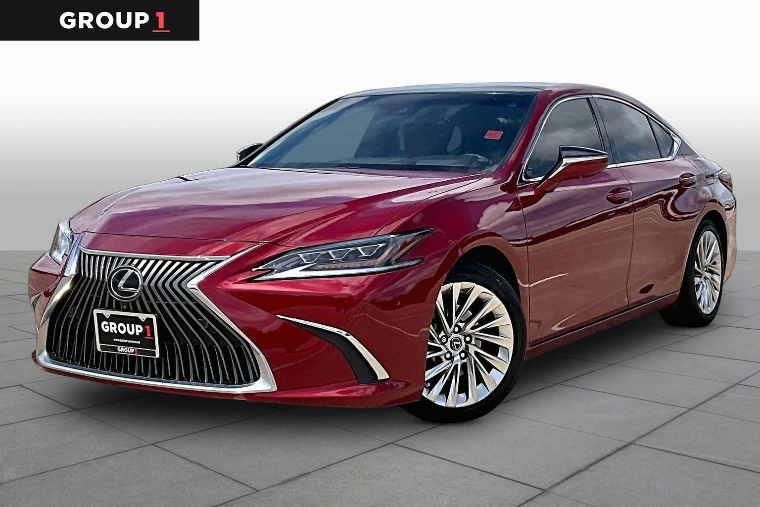 2020 Lexus ES 350 Ultra Luxury  Matador Red Mica at Group 1 Toyota Southwest