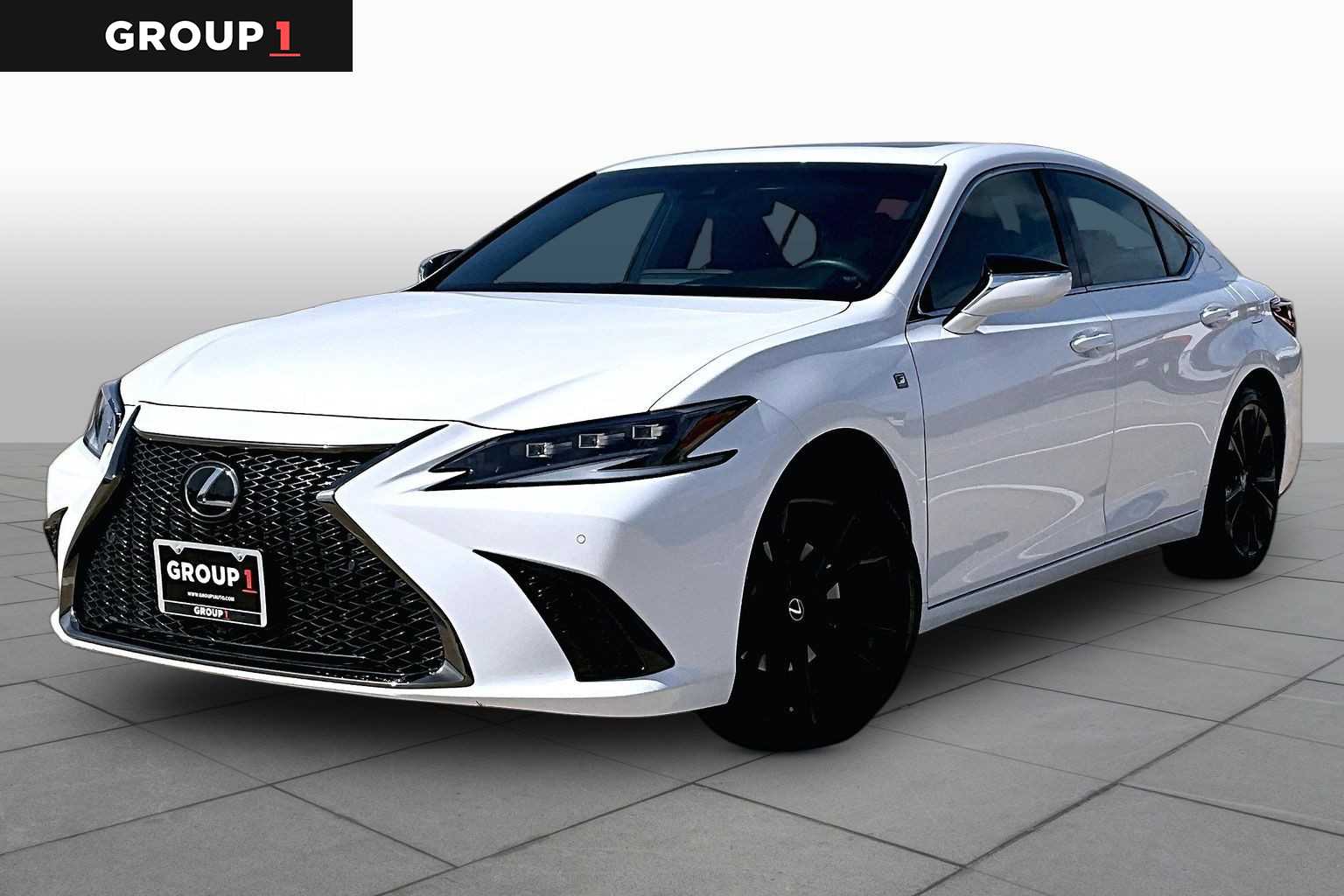 2023 Lexus ES 350 F SPORT Handling  Ultra White at Lexus Southwest Houston
