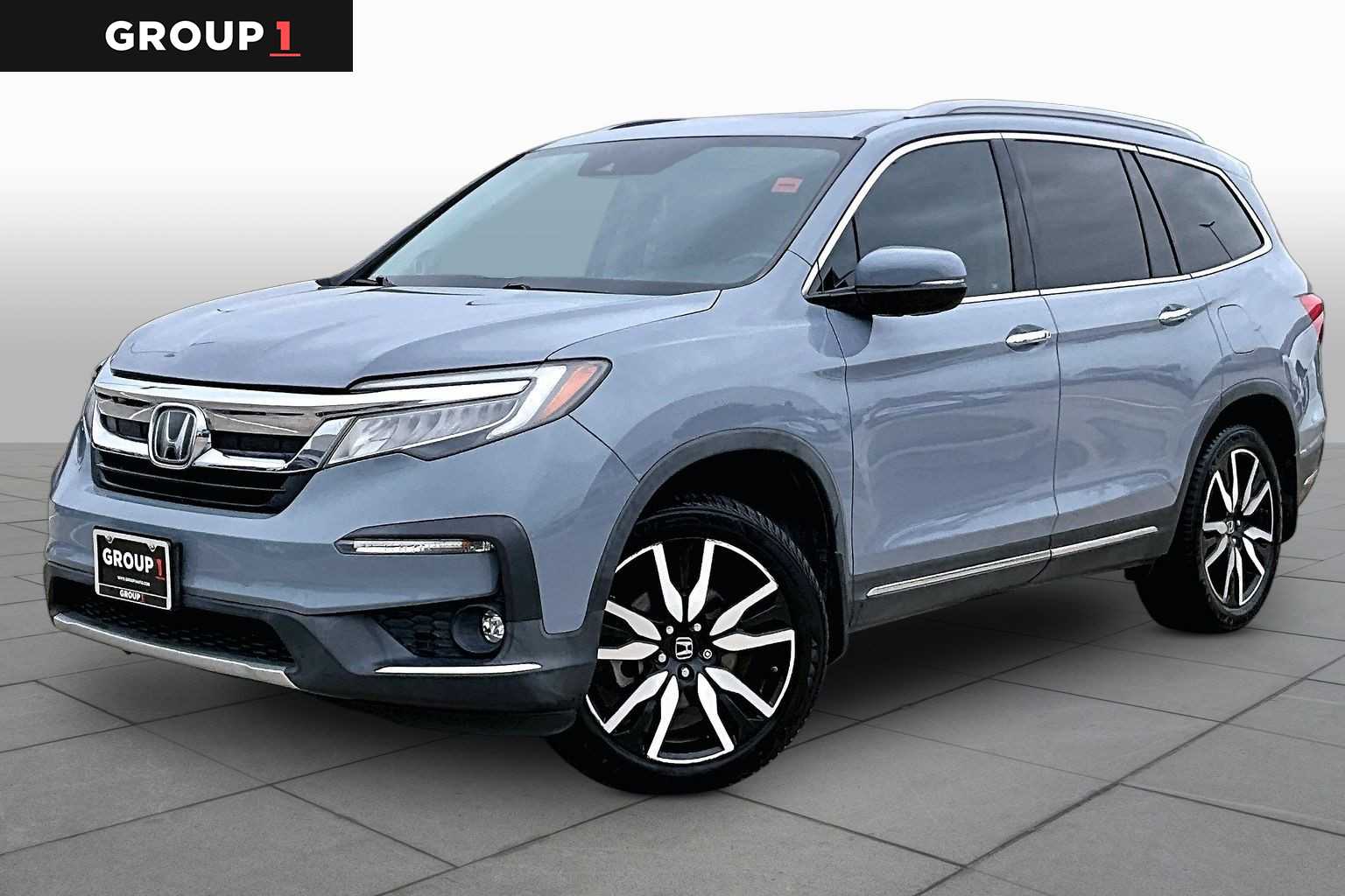 2022 Honda Pilot Touring 7-Passenger Sonic Gray Pearl at AutoNation Chrysler Jeep Dodge Ram Spring