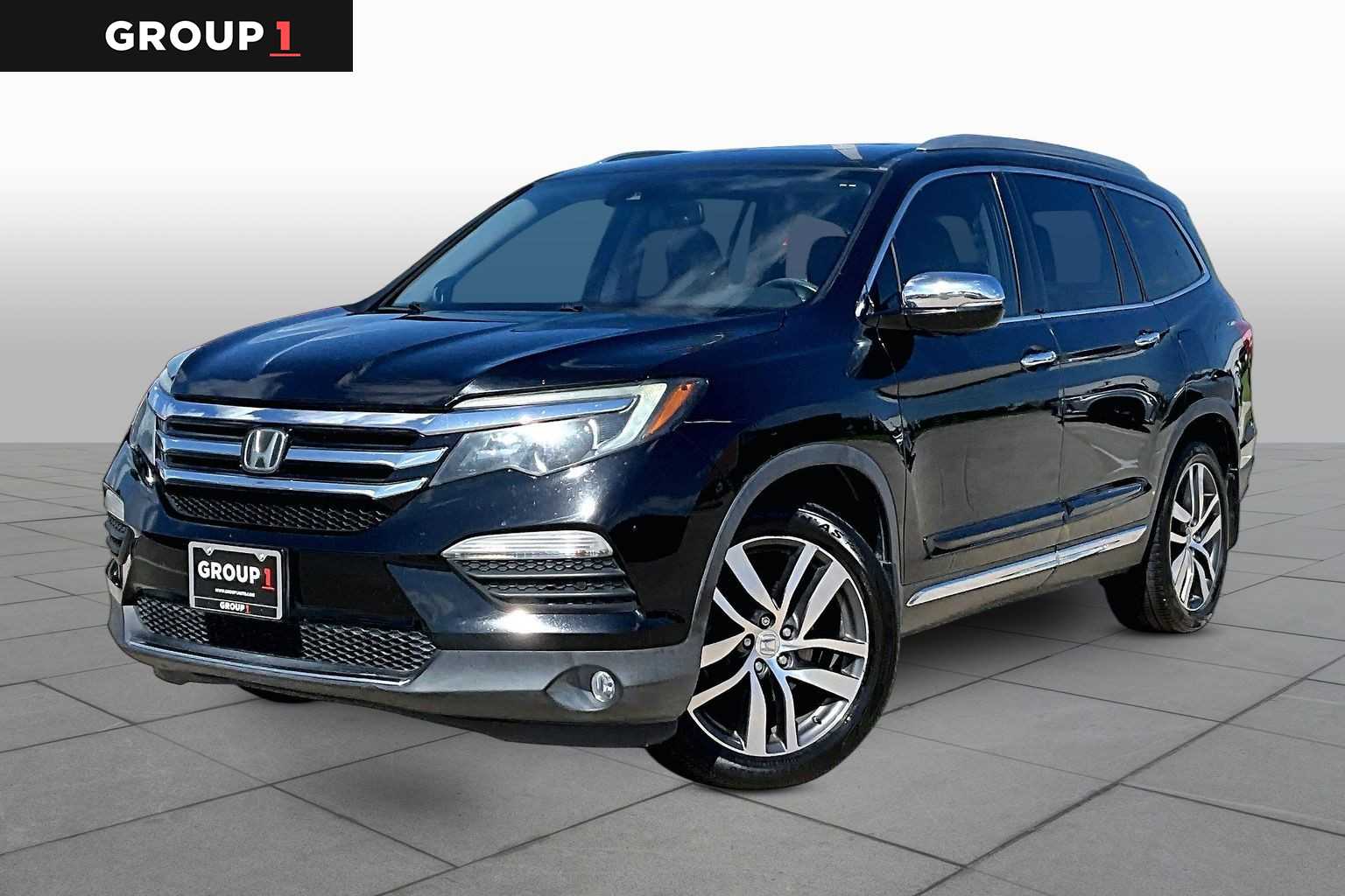 2016 Honda Pilot Touring Crystal Black Pearl at Beck & Masten Kia