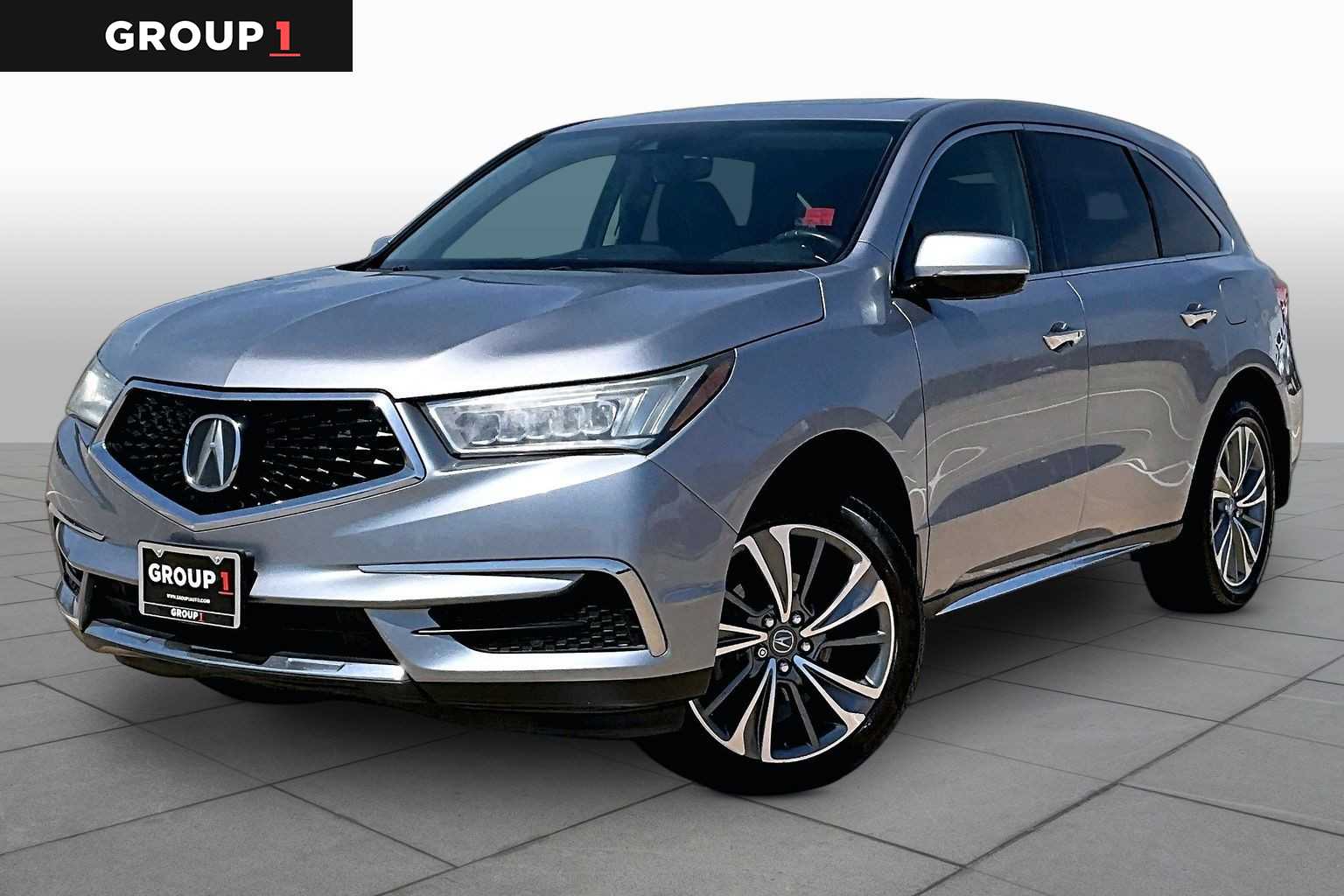 2017 Acura MDX w/Technology Pkg Black Copper Pearl at Tomball Ford