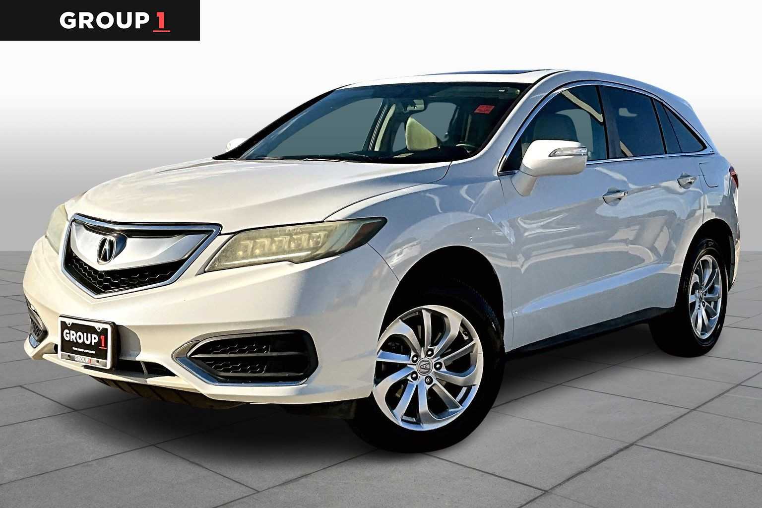 2016 Acura RDX  White Diamond Pearl at Sterling McCall Acura