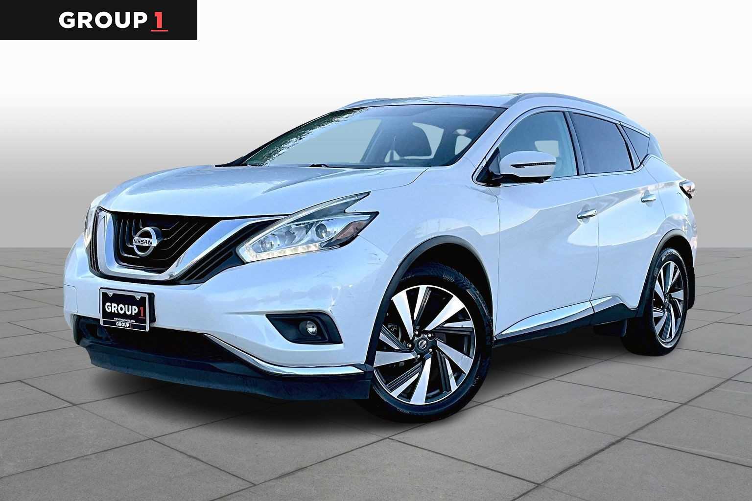 2018 Nissan Murano Platinum Pearl White at Texan GMC Buick