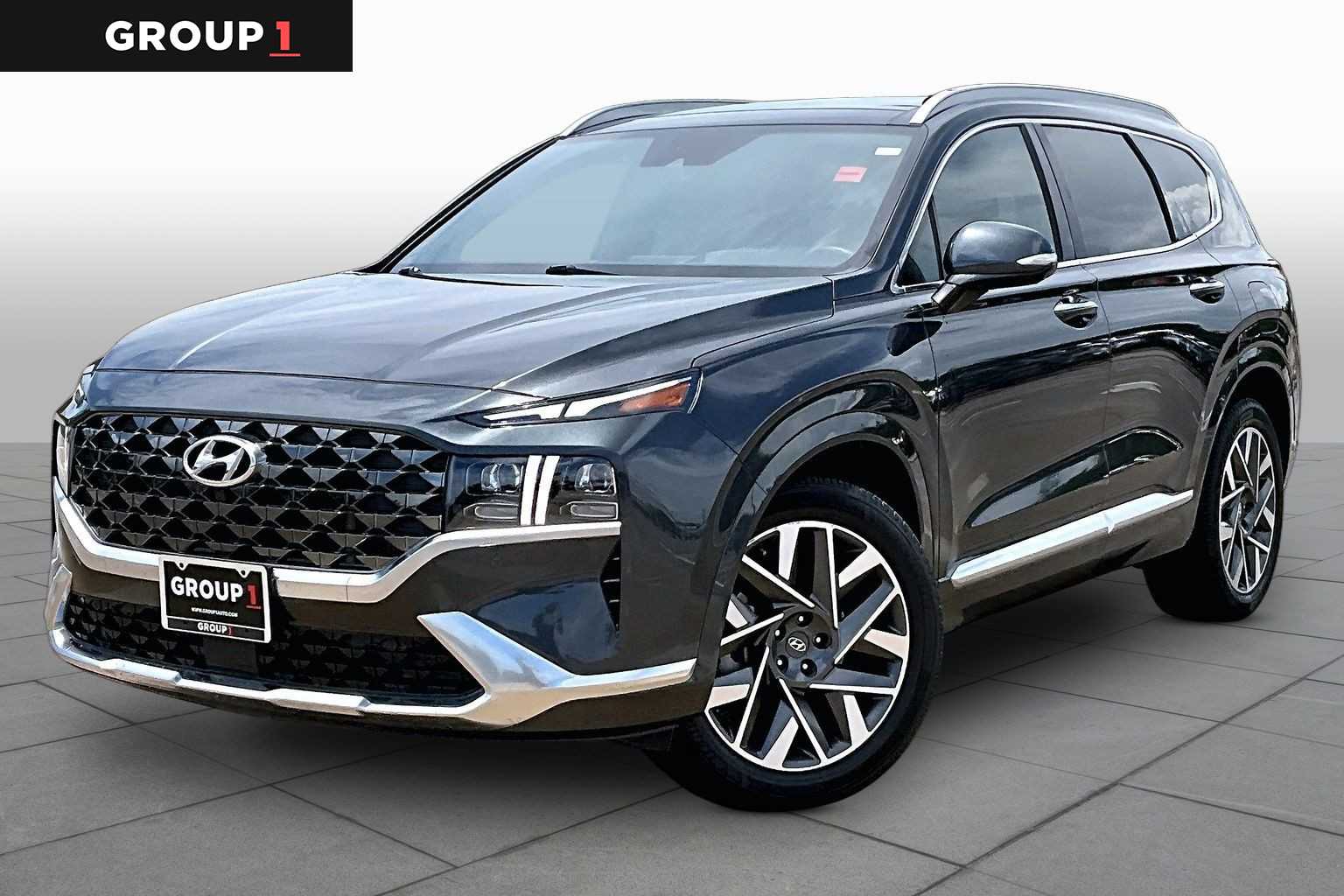 2023 Hyundai Santa Fe Calligraphy Portofino Gray at AutoNation USA Katy