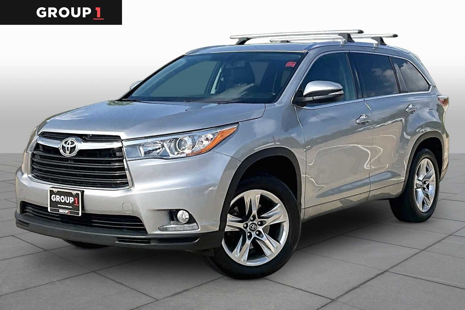 2016 Toyota Highlander Limited Silver Sky Metallic at Texan GMC Buick