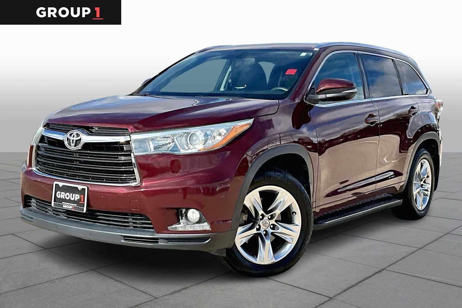 2015 Toyota Highlander Limited Ooh La La Rouge Mica at Honda of Clear Lake