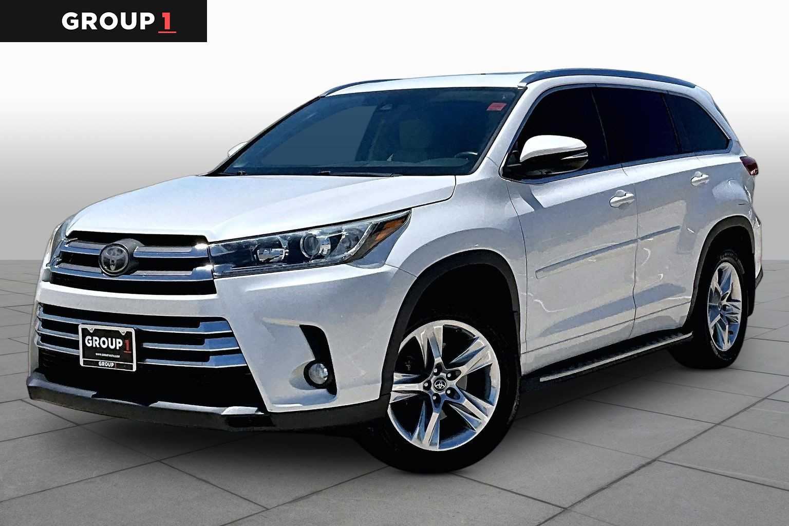 2018 Toyota Highlander Limited Blizzard Pearl at Beck & Masten Kia