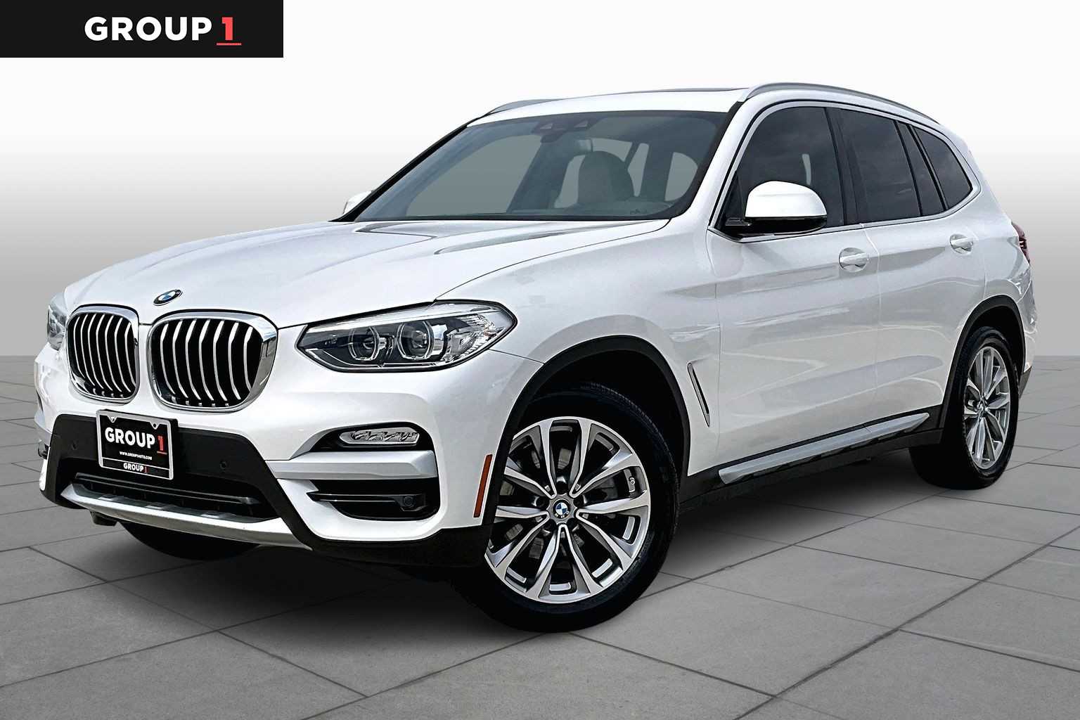 2019 BMW X3 sDrive30i Mineral White Metallic at AutoNation Chrysler Jeep Dodge Ram Spring