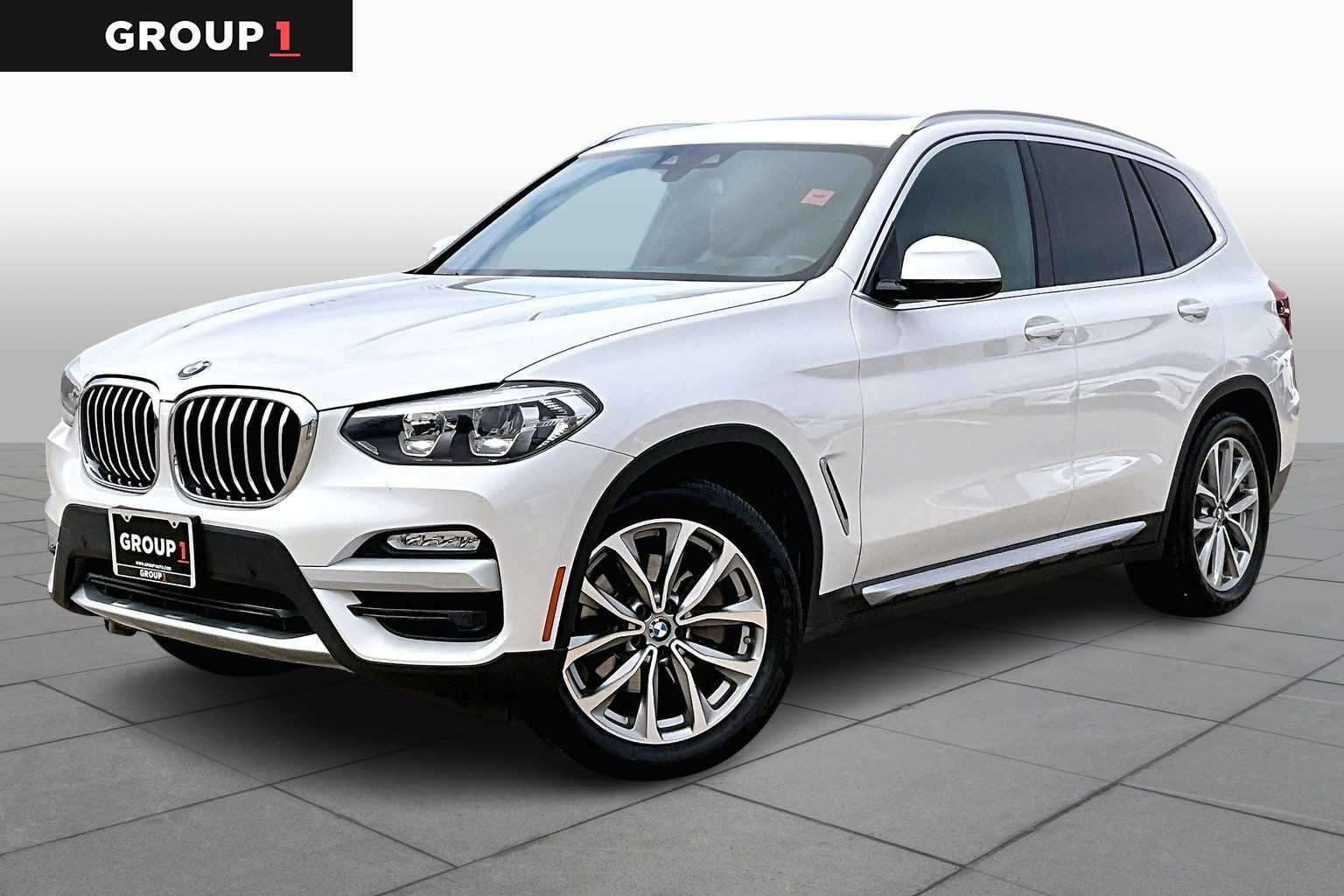 2019 BMW X3 sDrive30i Mineral White Metallic at AutoNation Chrysler Jeep Dodge Ram Spring