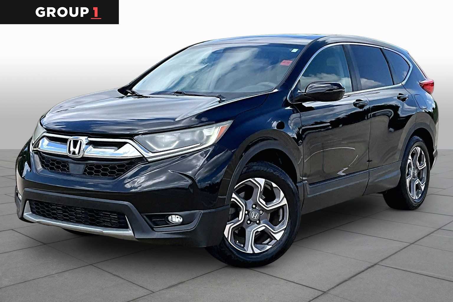 2017 Honda CR-V EX Crystal Black Pearl at Beck & Masten Kia