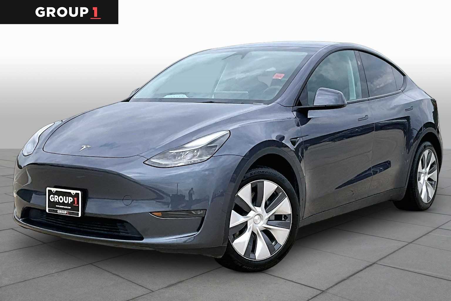 2023 Tesla Model Y Long Range Deep Blue Metallic at Mercedes-Benz of Houston North