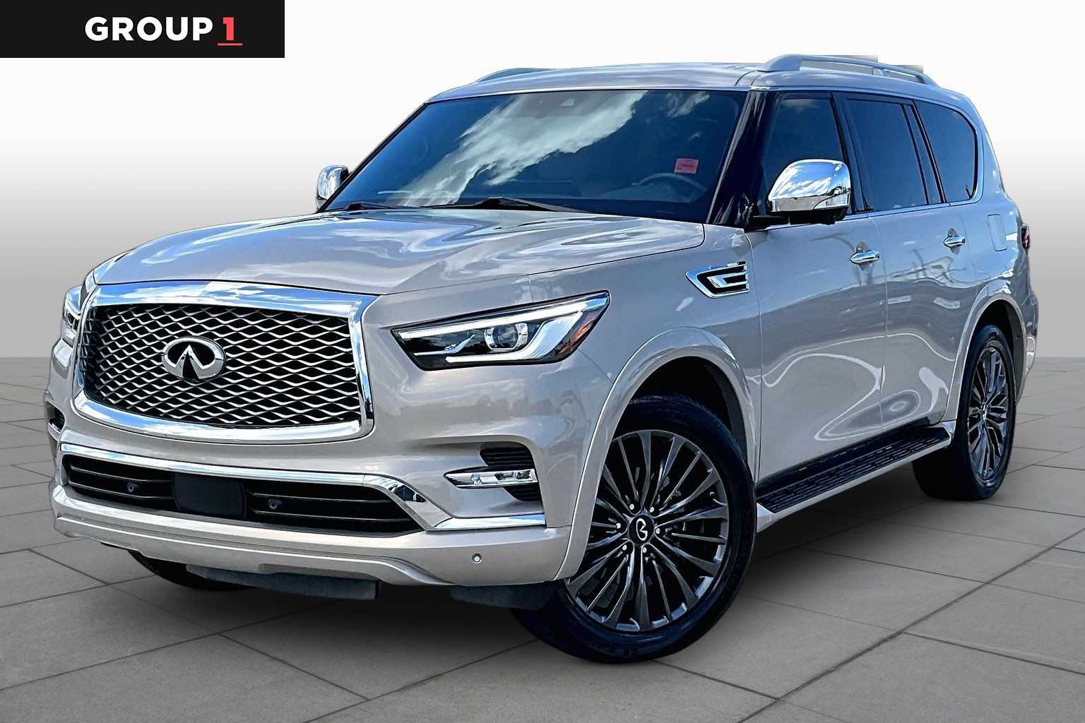 2023 INFINITI QX80 SENSORY Champagne Quartz at Helfman Ford