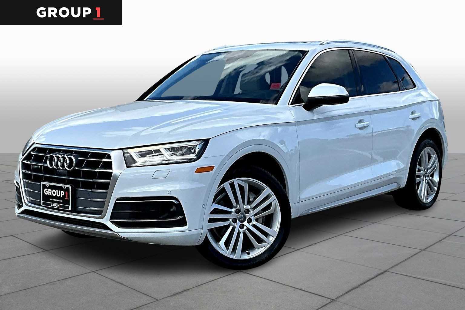 2019 Audi Q5 Prestige Ibis White at AutoNation Toyota Gulf Fwy