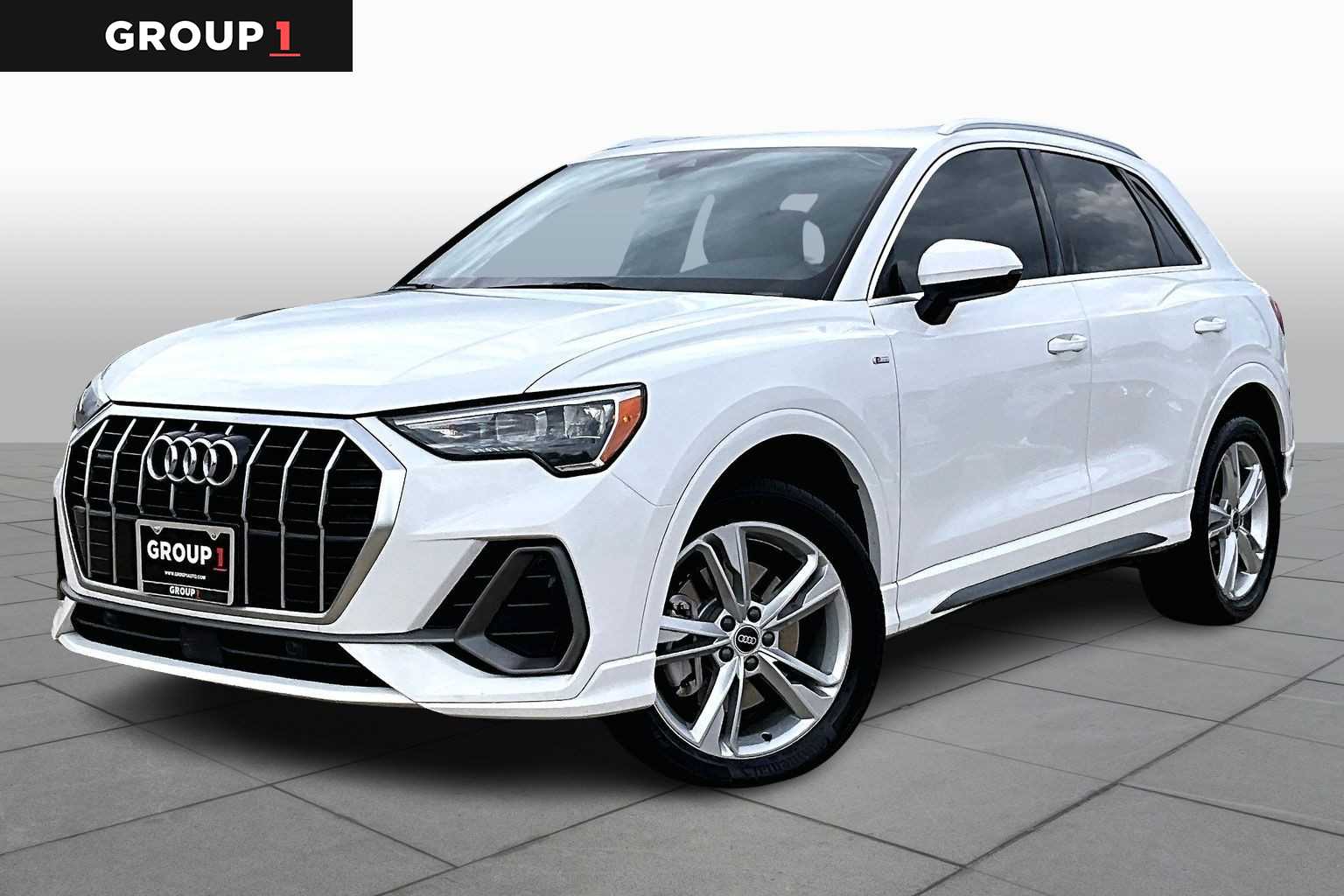 2022 Audi Q3 S line Premium Glacier White Metallic at Lexus of Clear Lake