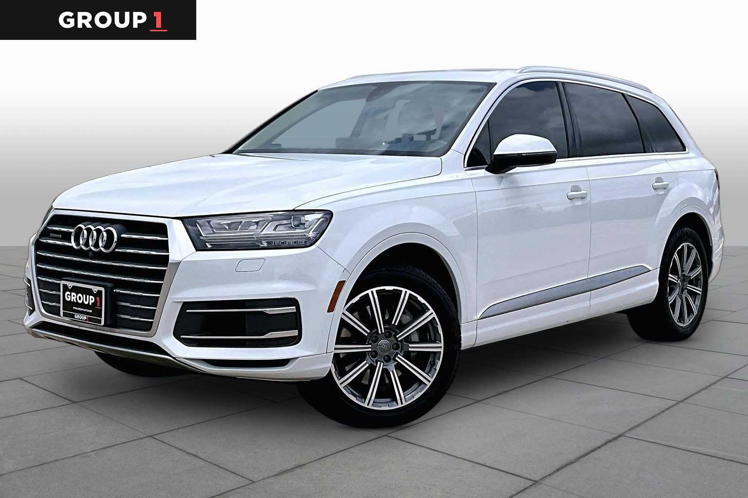 2017 Audi Q7 Premium Plus Glacier White Metallic at Lexus of Clear Lake