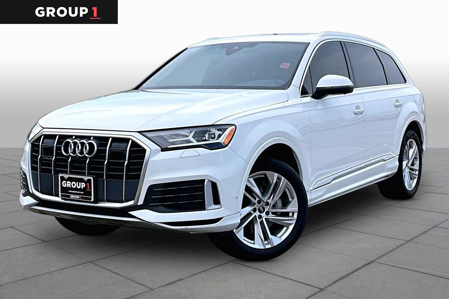 2021 Audi Q7 Premium Plus Carrara White at Lexus of Clear Lake