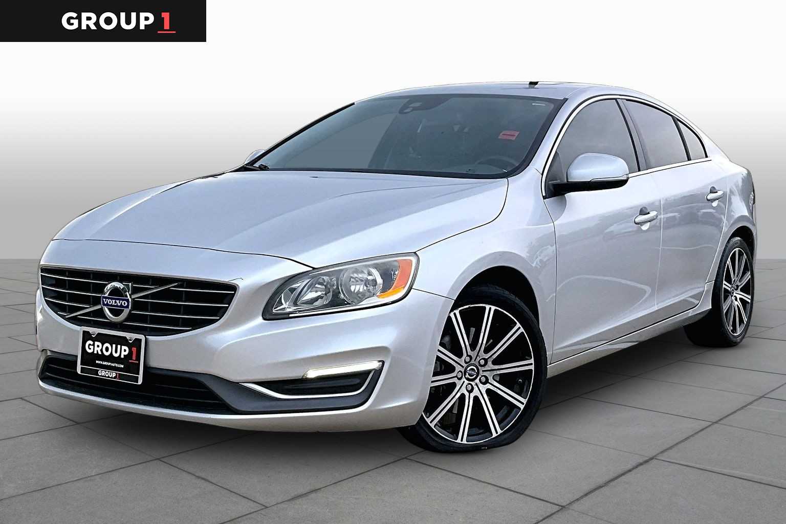 2014 Volvo S60 T6 Bright Silver Metallic at Group 1 Toyota Southwest
