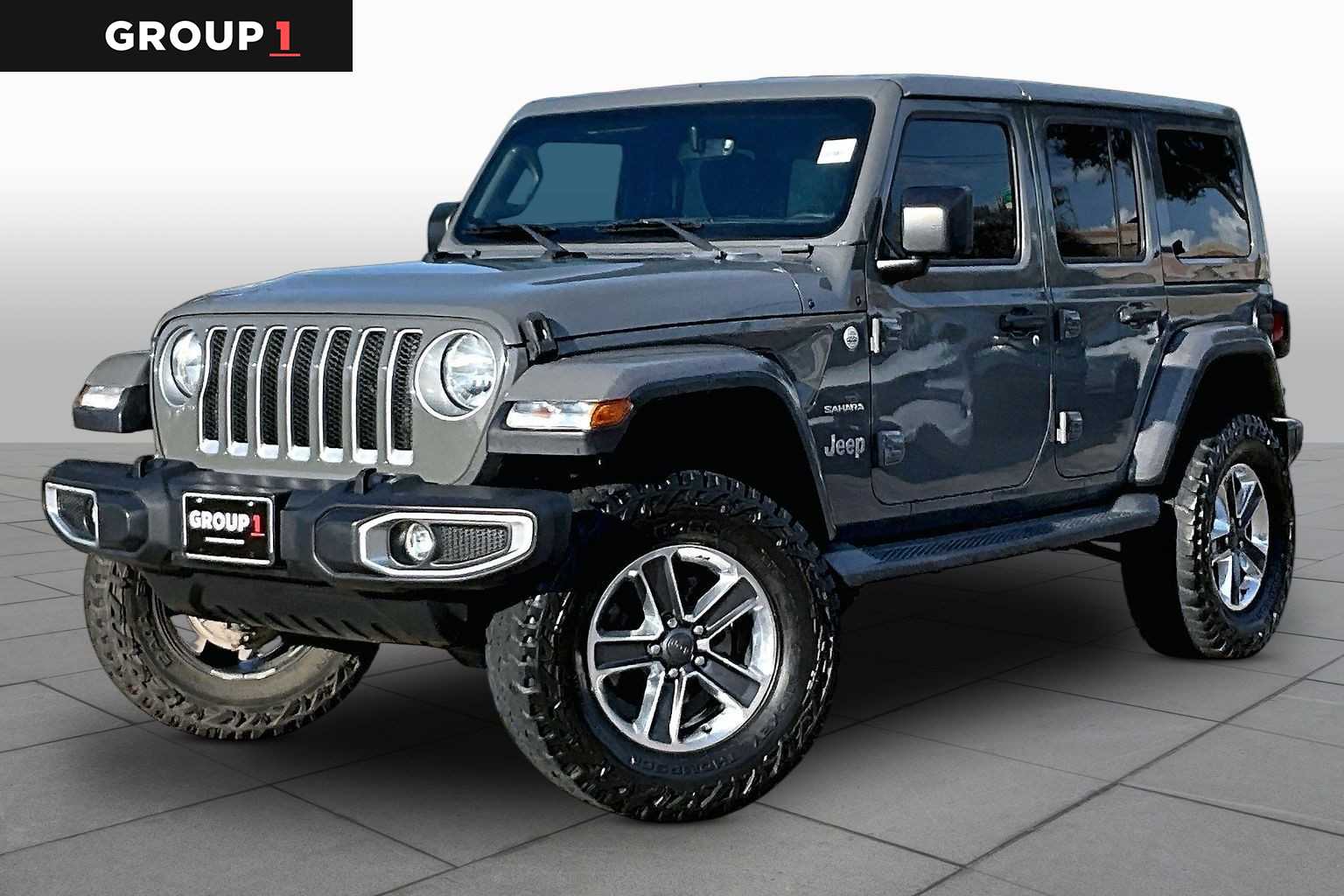 2018 Jeep Wrangler Unlimited Sahara Sting-Gray Clearcoat at Mac Haik CDJR North Houston