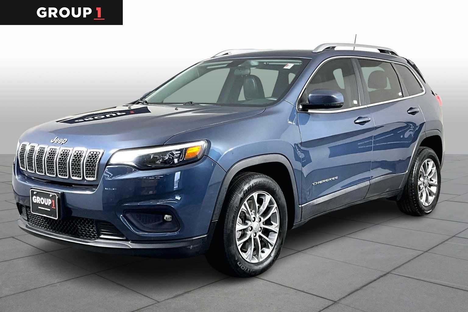 Slate Blue Pearlcoat 2020 Jeep Cherokee Latitude Plus FWD SUV / Crossover Front-Wheel Drive 9-Speed Automatic