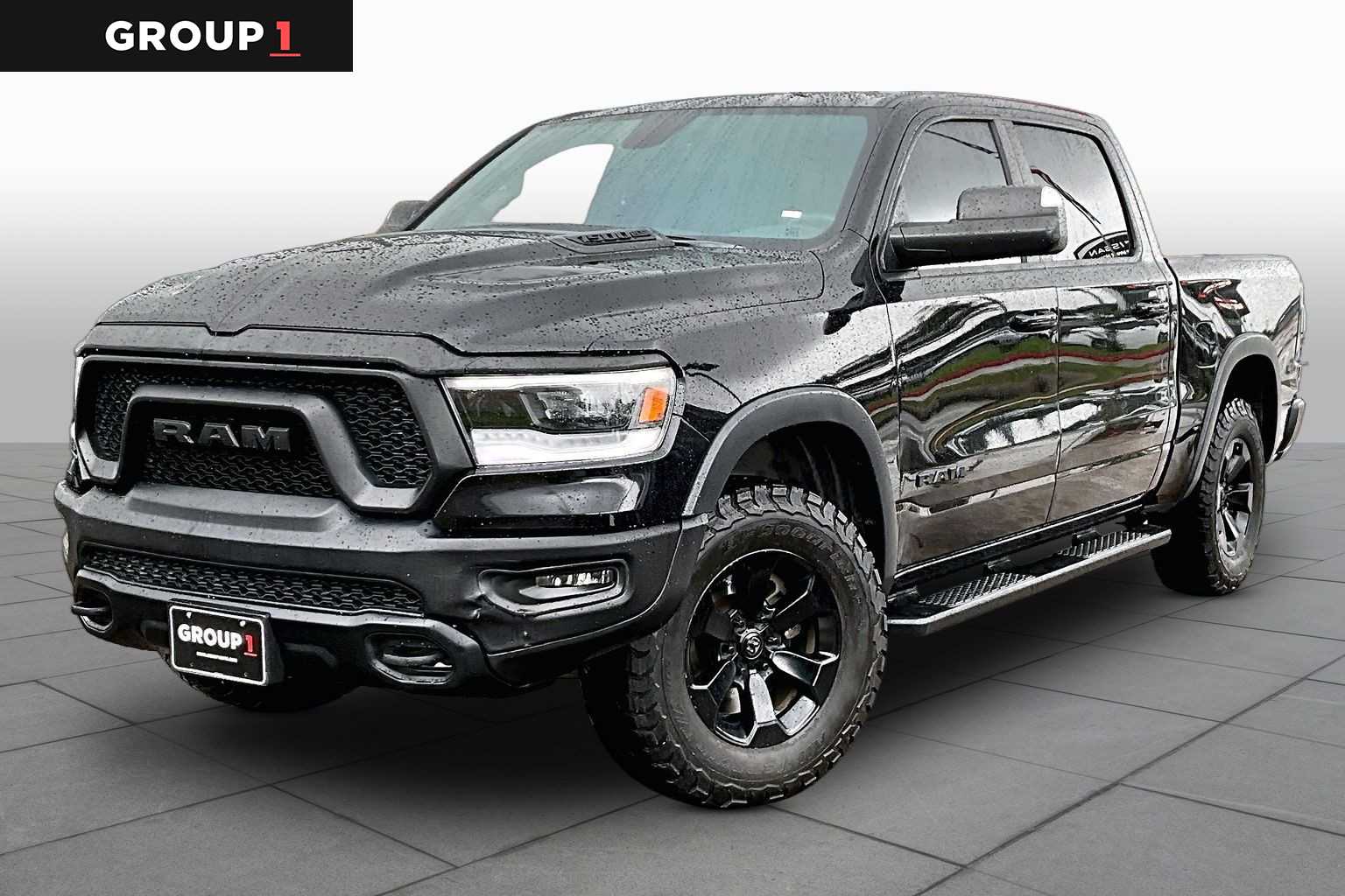 2020 Ram 1500 Rebel Diamond Black Crystal Pearlcoat at AutoNation Chevrolet Gulf Fwy