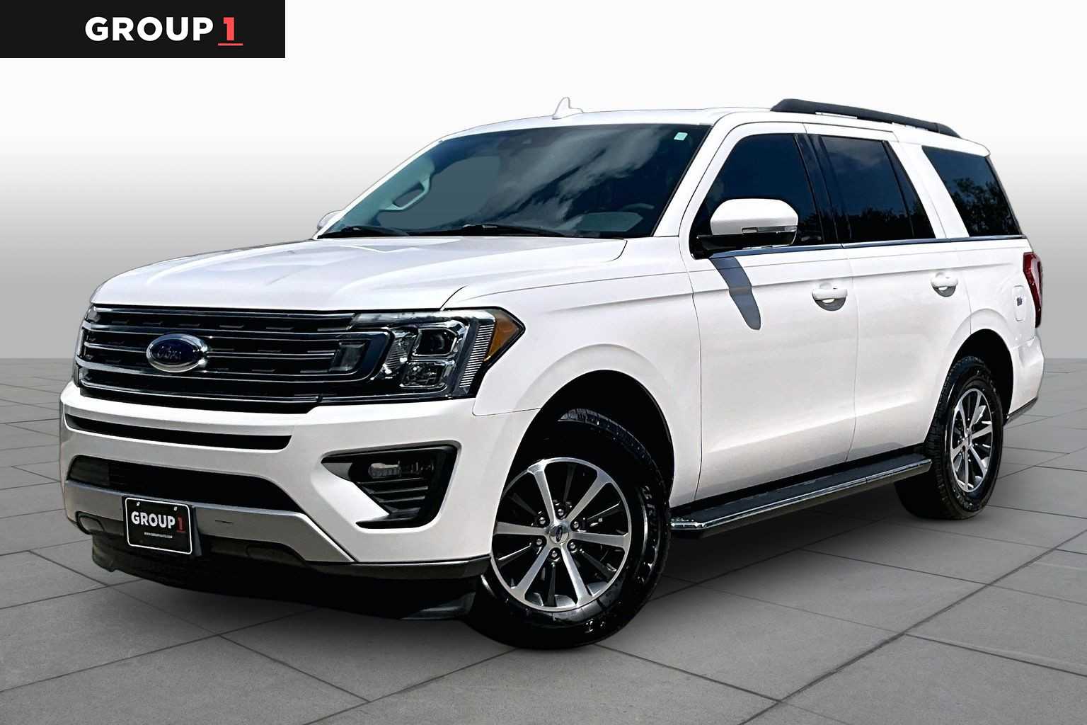 2018 Ford Expedition XLT White Platinum Metallic Tri-Coat at HGreg Houston