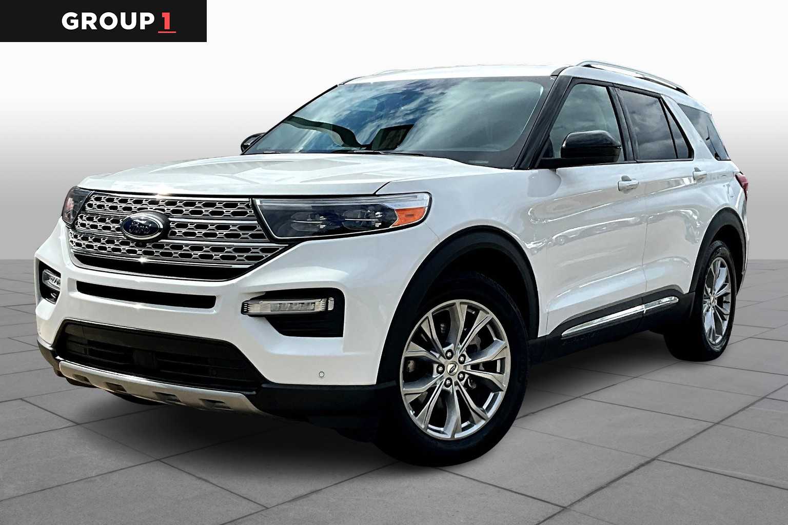 2024 Ford Explorer Limited Oxford White at Helfman Ford