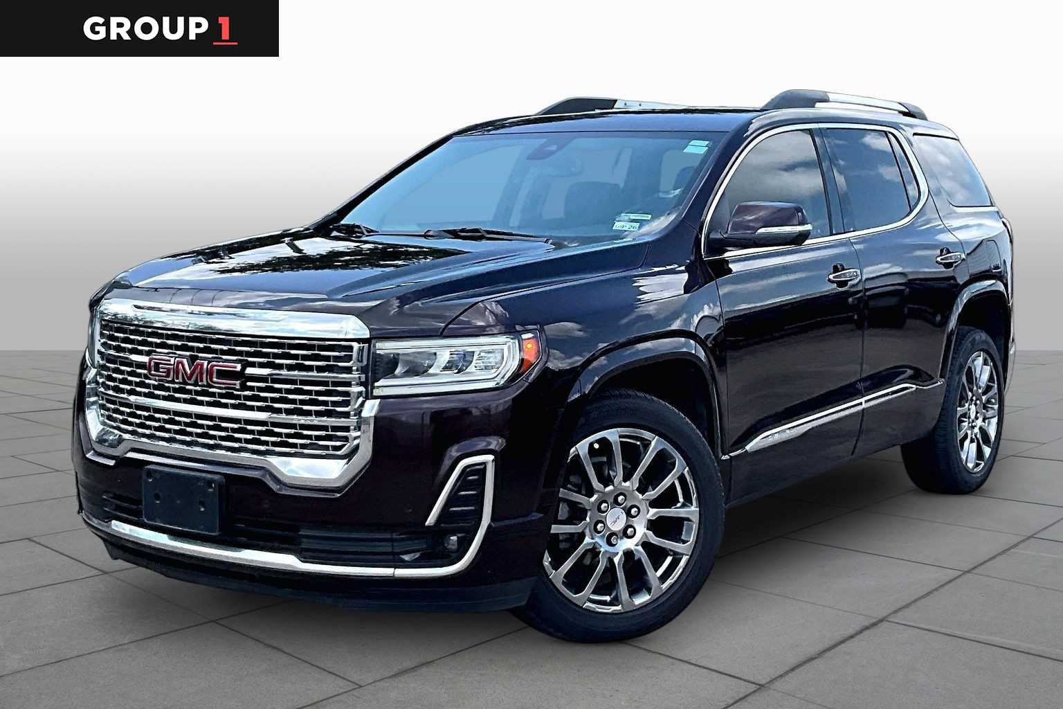 2020 GMC Acadia Denali Red Mahogany Metallic at Texan GMC Buick