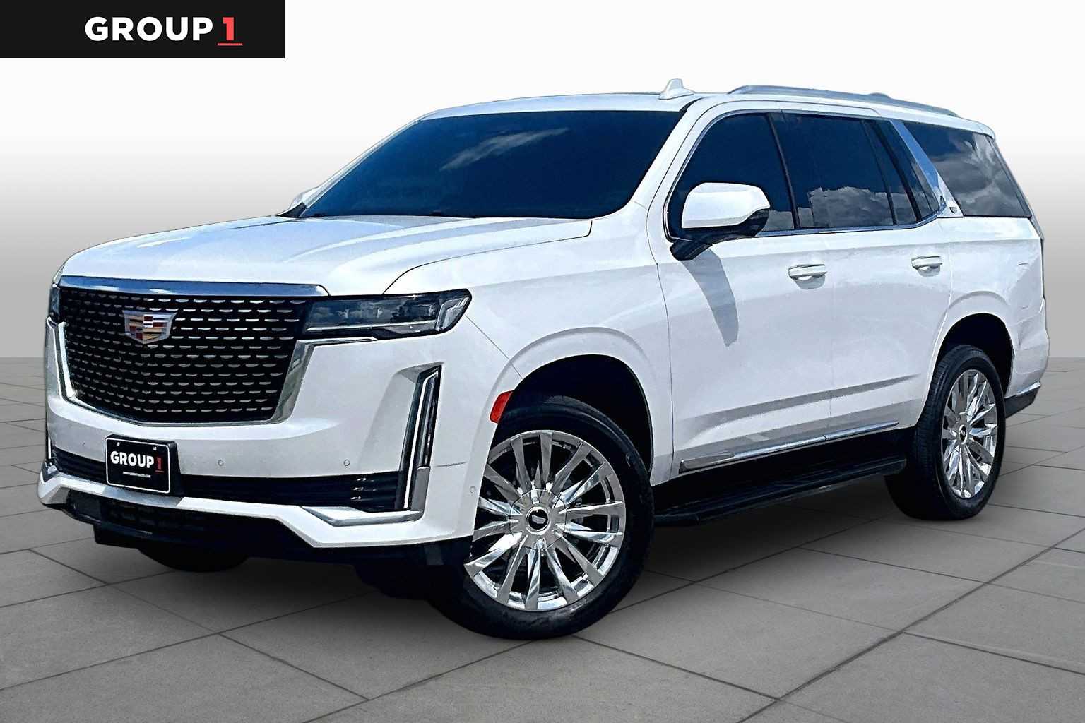 2024 Cadillac Escalade RWD Premium Luxury Crystal White Tricoat at Helfman Ford