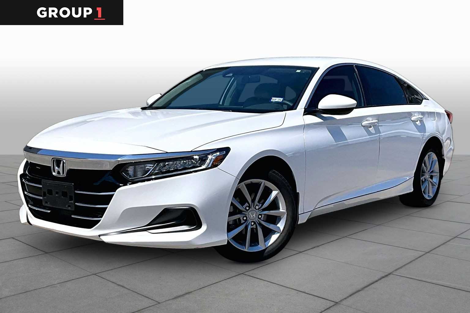 2021 Honda Accord Sedan LX Platinum White Pearl at Friendly Ford Crosby