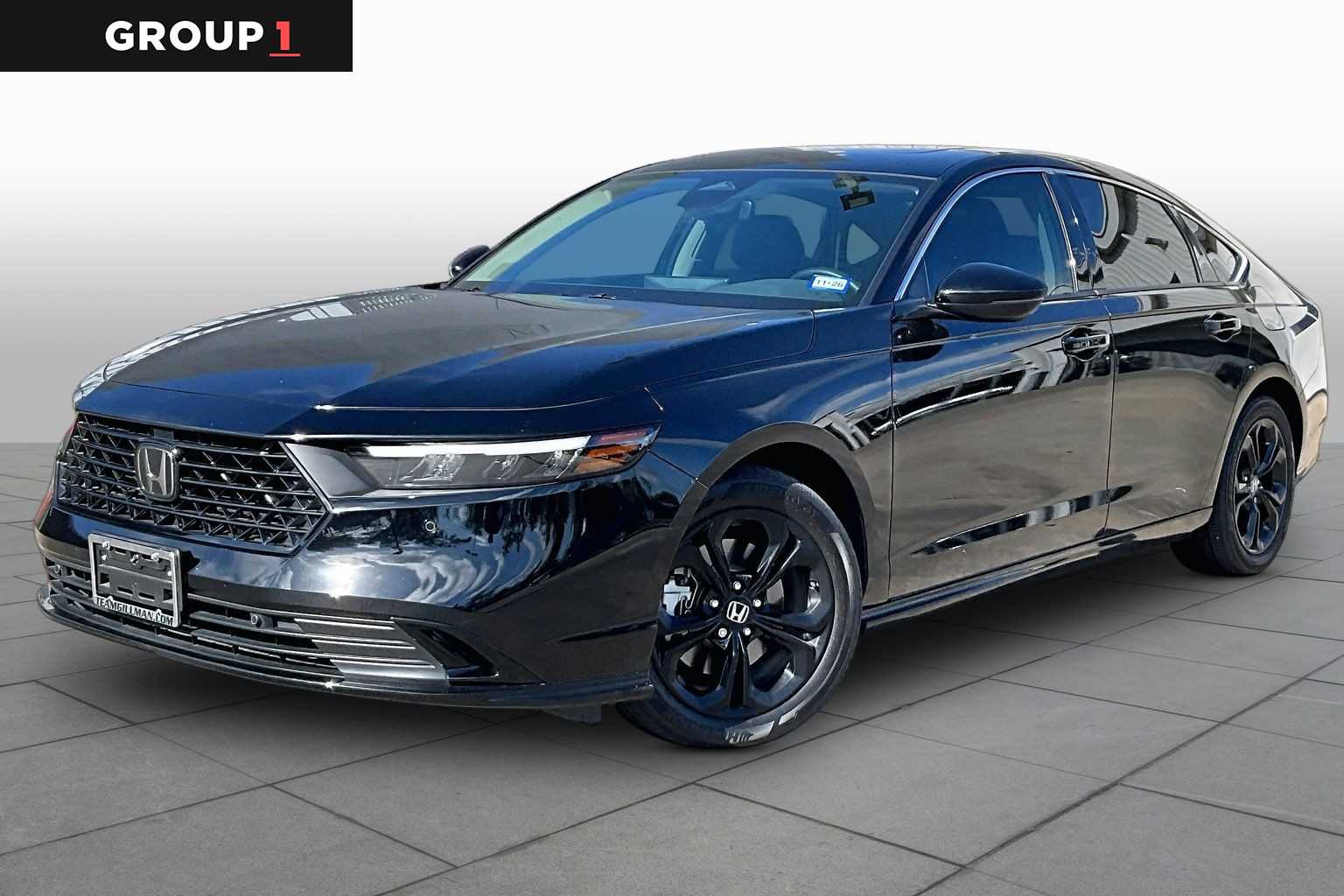 2024 Honda Accord Hybrid EX-L Crystal Black Pearl at Beck & Masten Kia