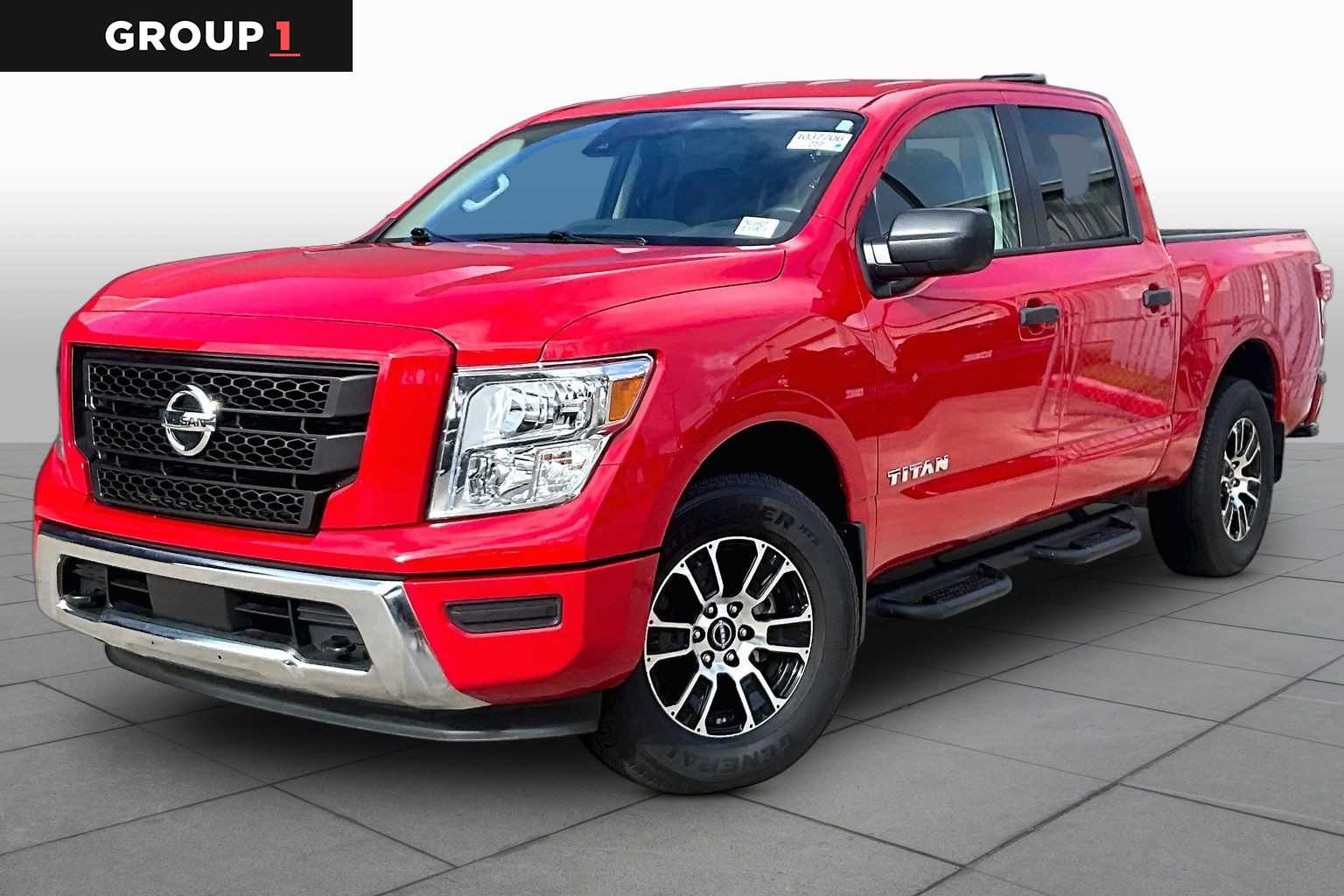 2024 Nissan Titan SV Red Alert at Sterling McCall Nissan
