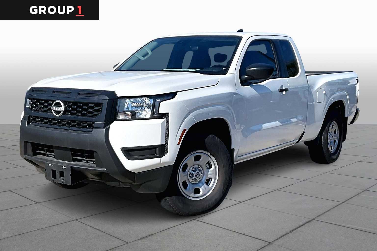 2025 Nissan Frontier S Glacier White at Tomball Ford