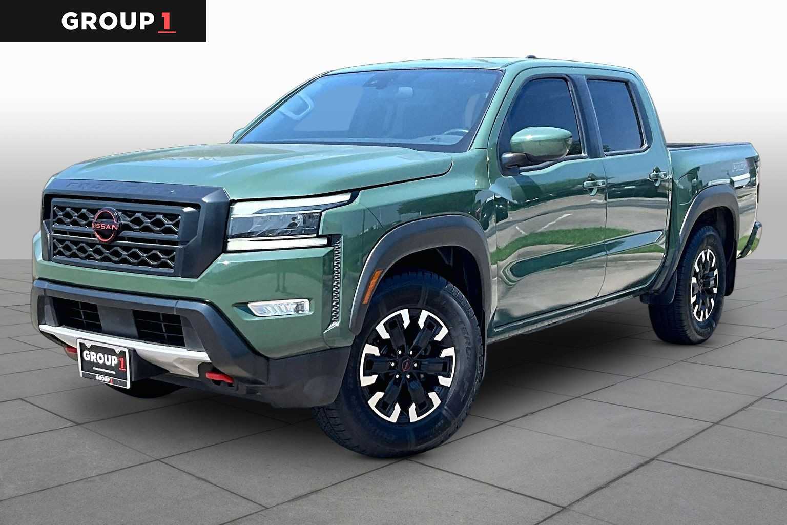 2024 Nissan Frontier PRO-X Tactical Green Metallic at Sterling McCall Nissan
