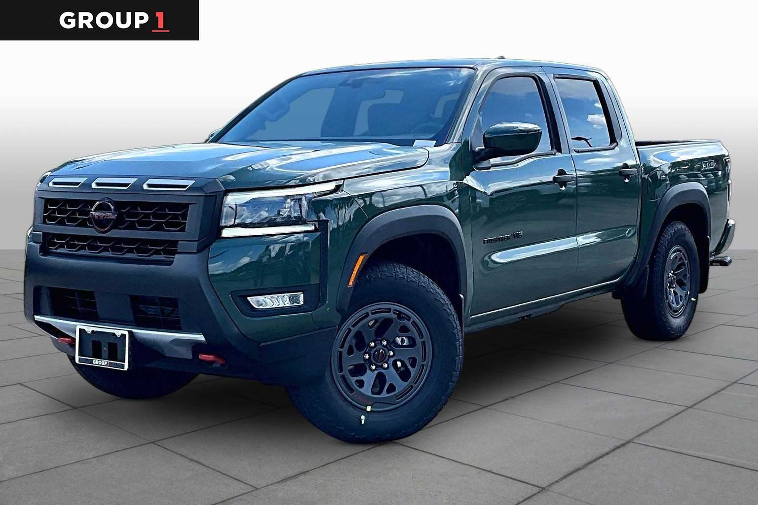 2027 Nissan Frontier PRO-X Tactical Green Metallic at Sterling McCall Nissan