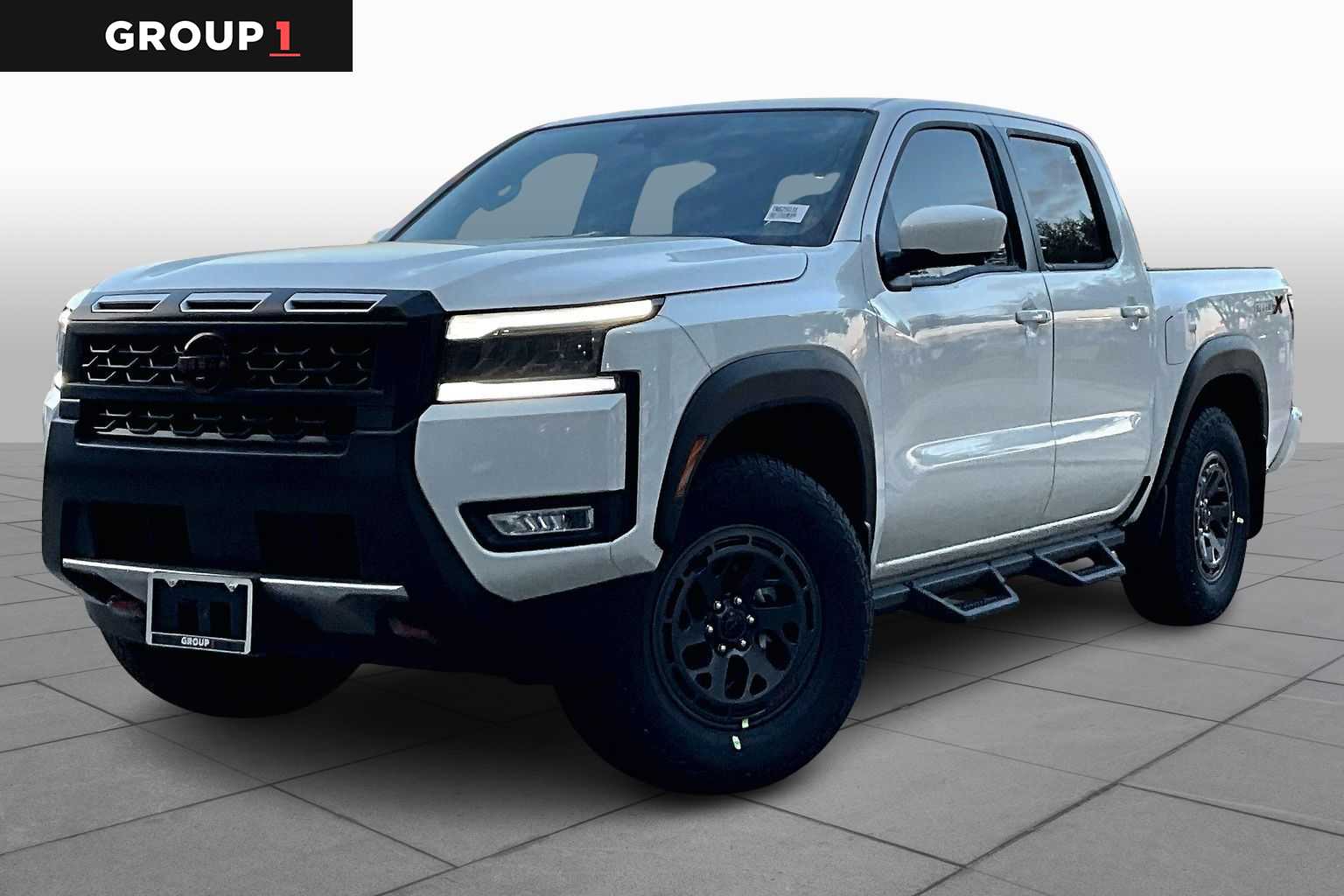 2026 Nissan Frontier PRO-X Glacier White at AutoNation Toyota Gulf Fwy