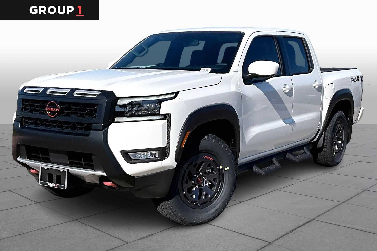 2026 Nissan Frontier PRO-X Glacier White at AutoNation Toyota Gulf Fwy