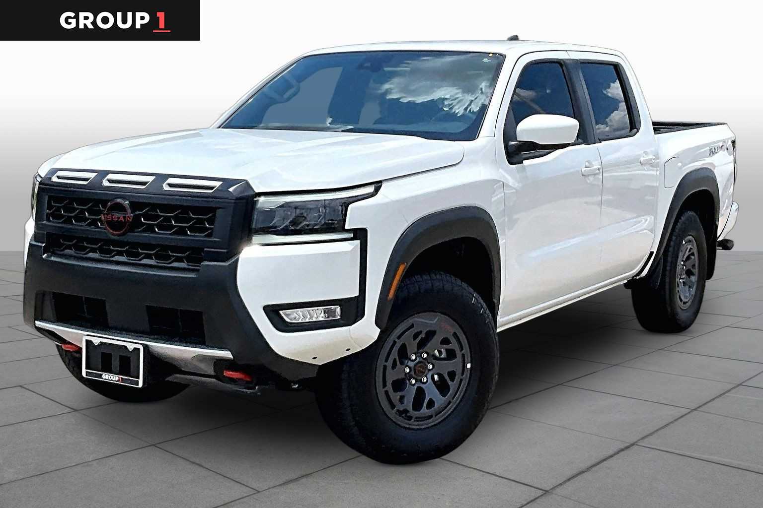 2026 Nissan Frontier PRO-4X Glacier White at Sterling McCall Nissan