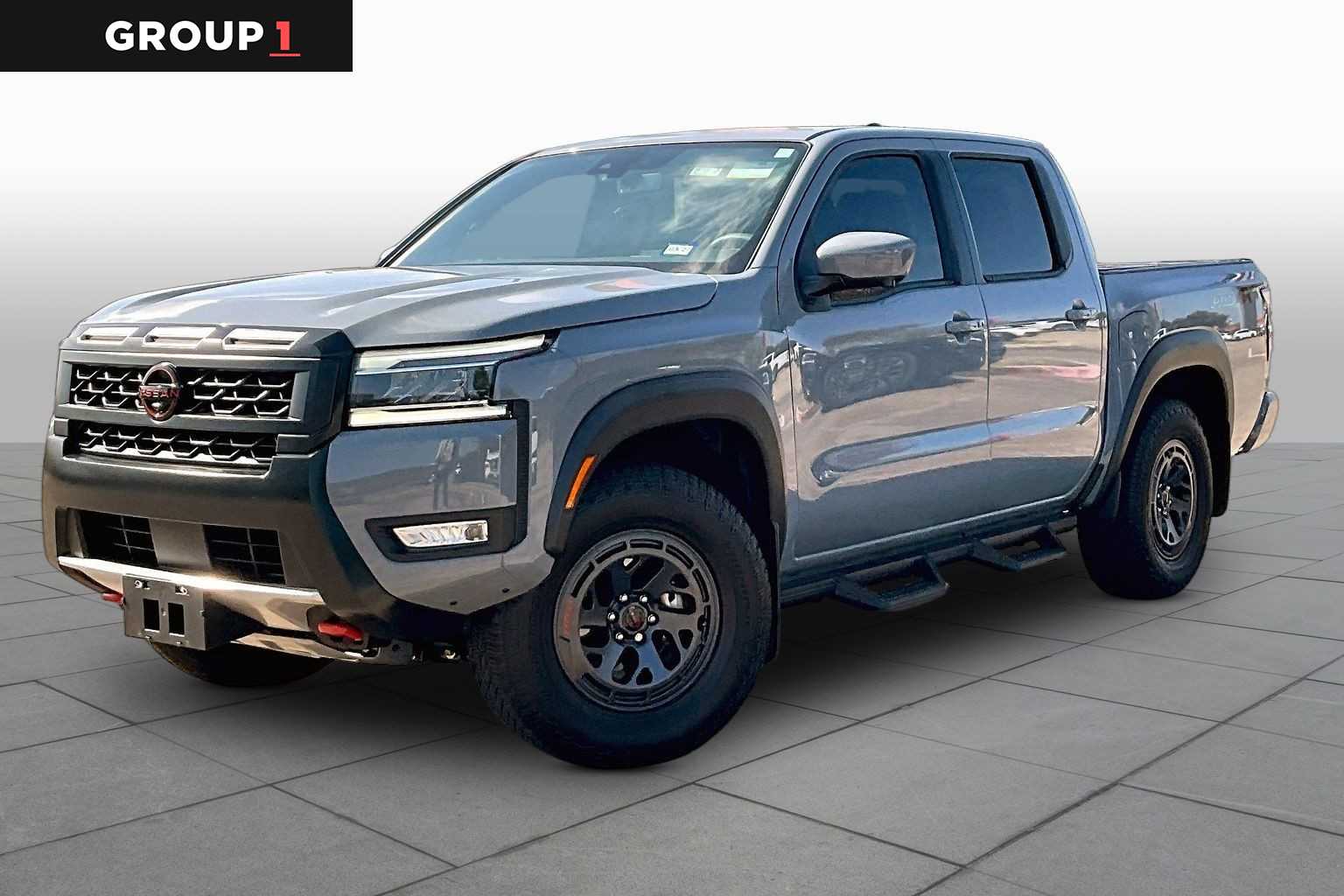 2025 Nissan Frontier PRO-4X Boulder Gray Pearl at Sterling McCall Nissan