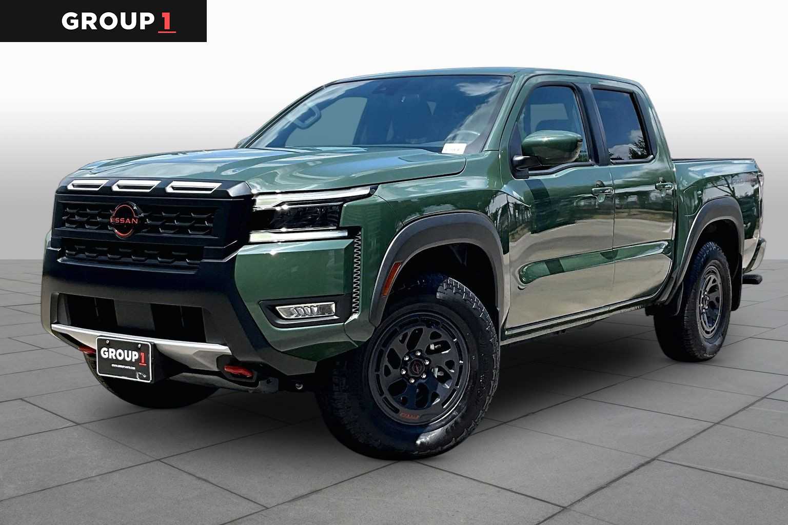 2025 Nissan Frontier PRO-4X Tactical Green Metallic at Honda of Clear Lake